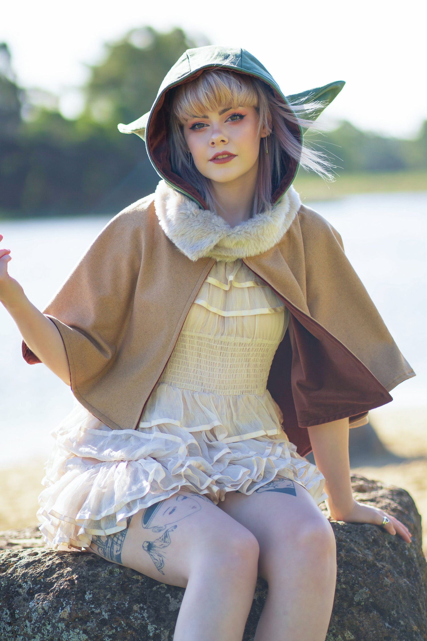 Baby Yoda Themed Cape