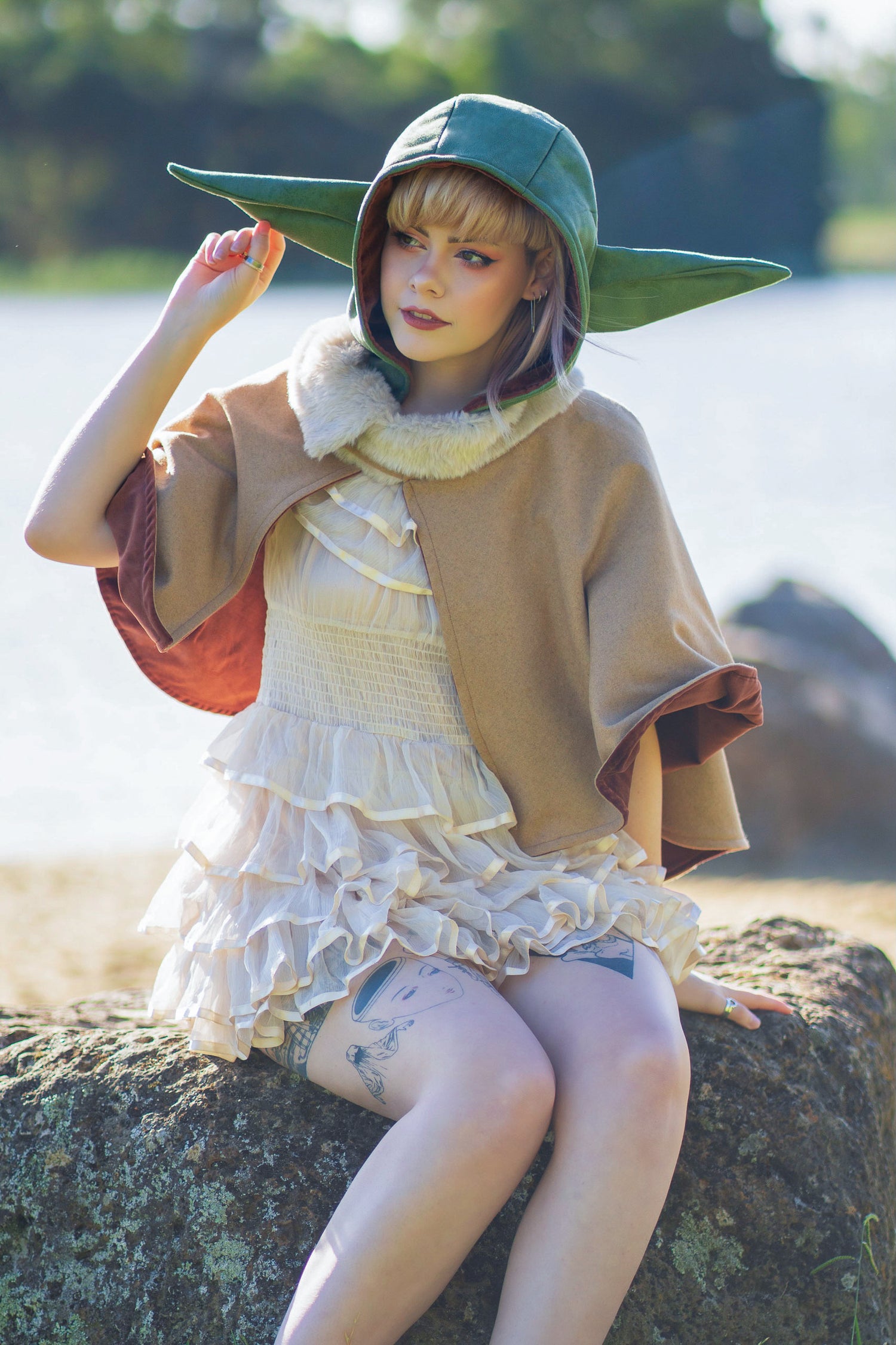 Baby Yoda Themed Cape