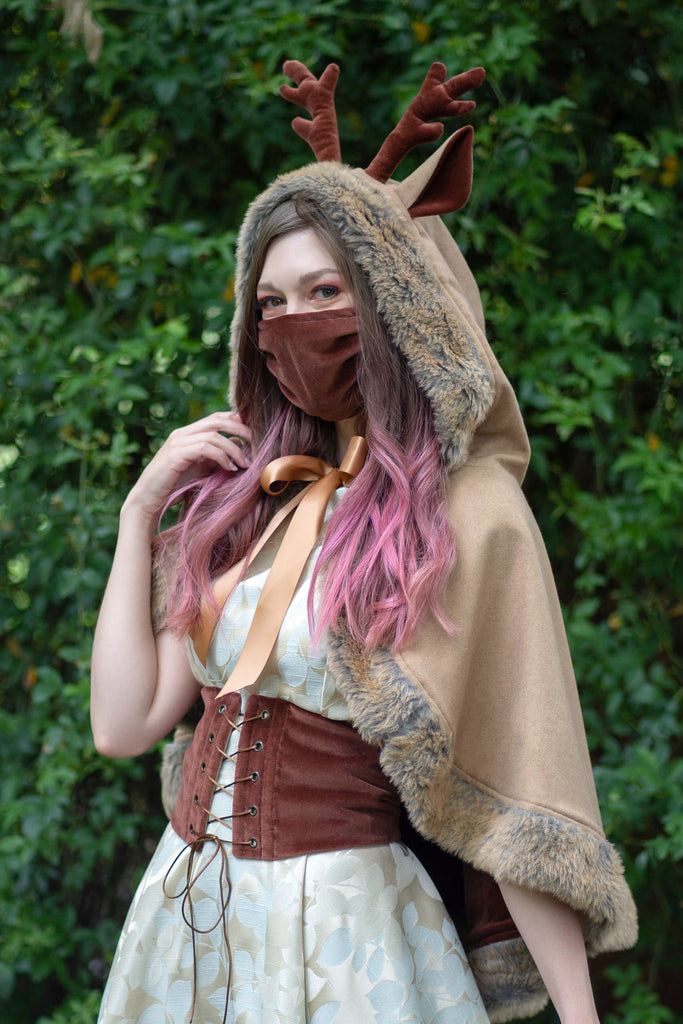 Deer Set (Capelet & Waistband)