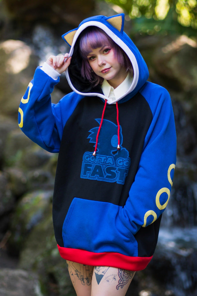 Sonic Themed Hoodie