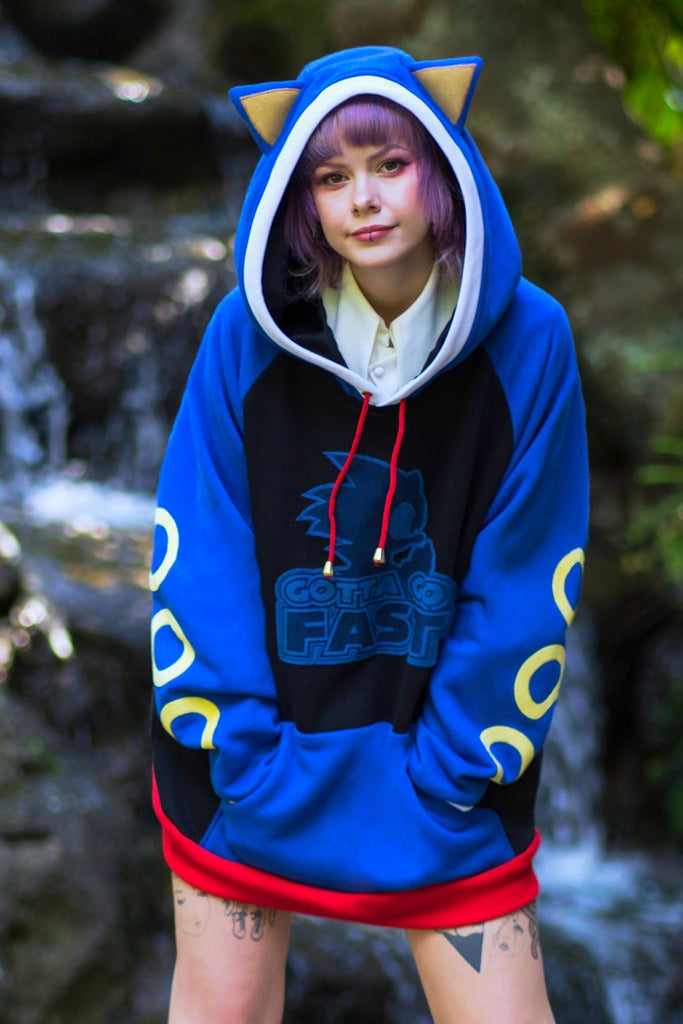 Sonic Themed Hoodie