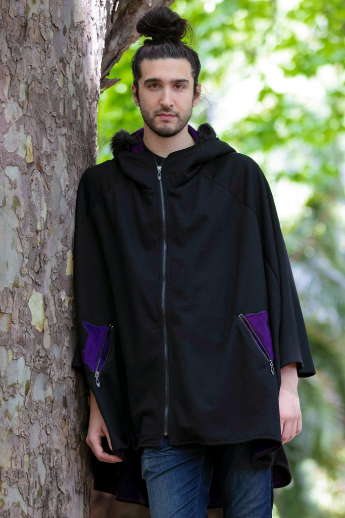 Glider Cape (BLCK&GLXY) - Button Fox